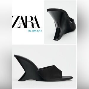 Zara Women's Black Mules